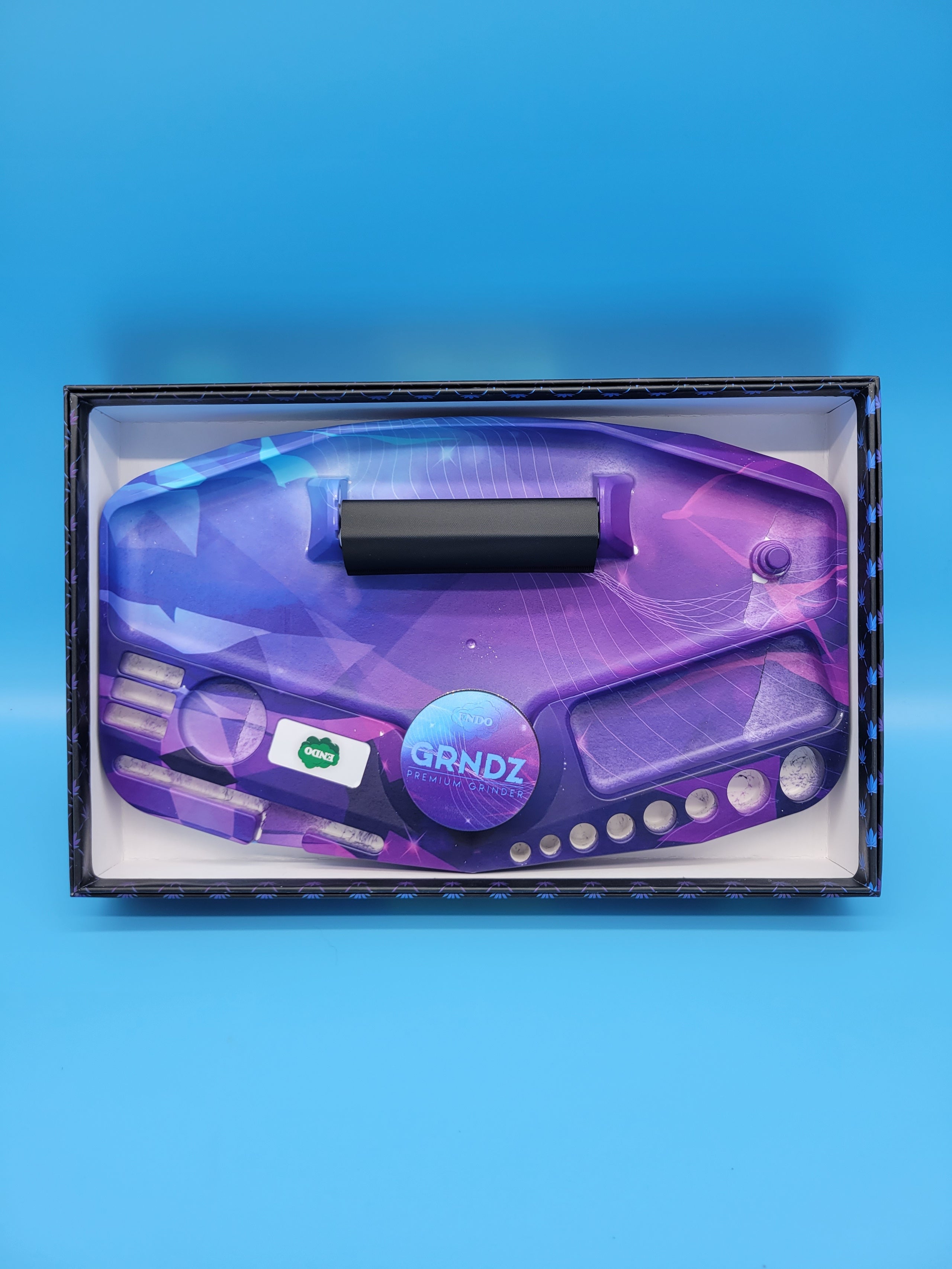 Endo Premium Rolling Tray Purple & Blue